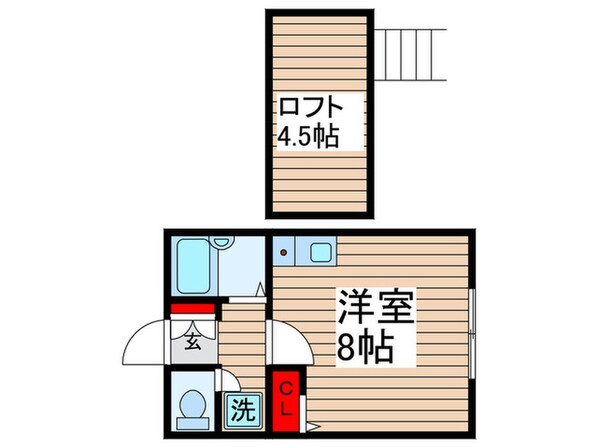 コ－ポ逆井の物件間取画像